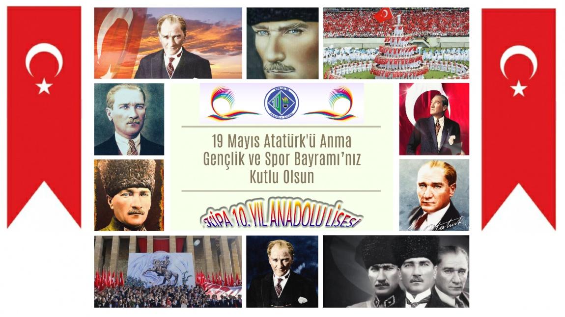 19 Mayıs Atatürk'ü Anma Gençlik ve Spor Bayramı'nız Kutlu Olsun...